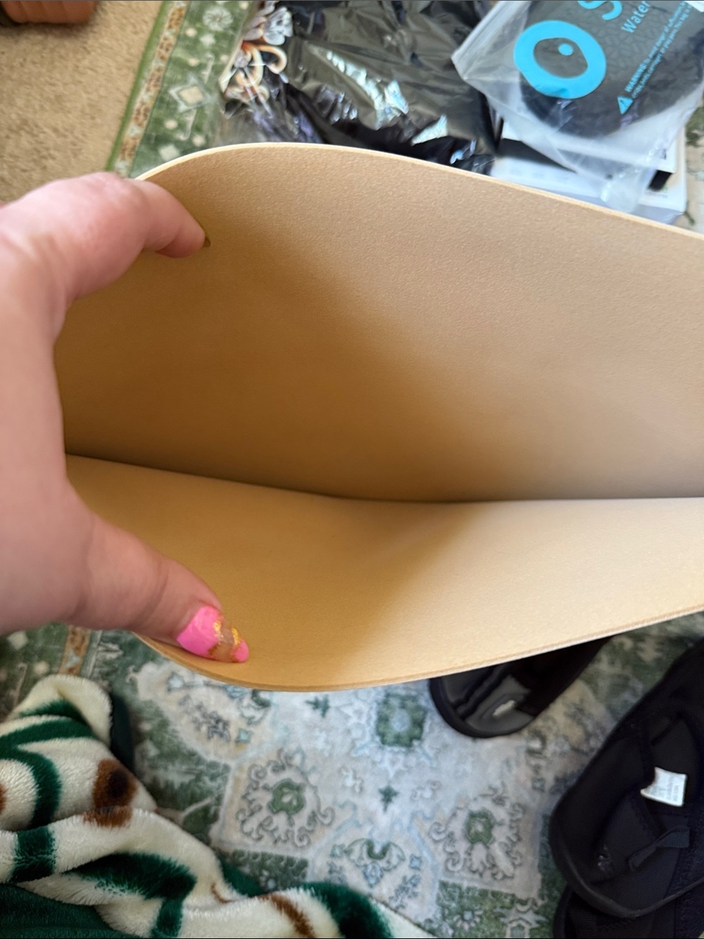 Brown Faux  Leather Laptop Sleeve